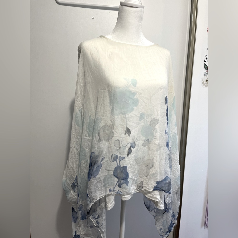 Flow shawl shirt